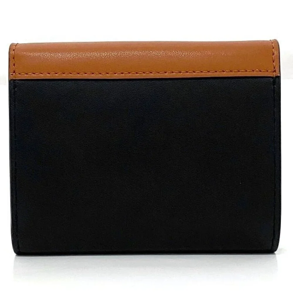 Celine Trifold Wallet Black Brown Blue - Picture 2 of 10